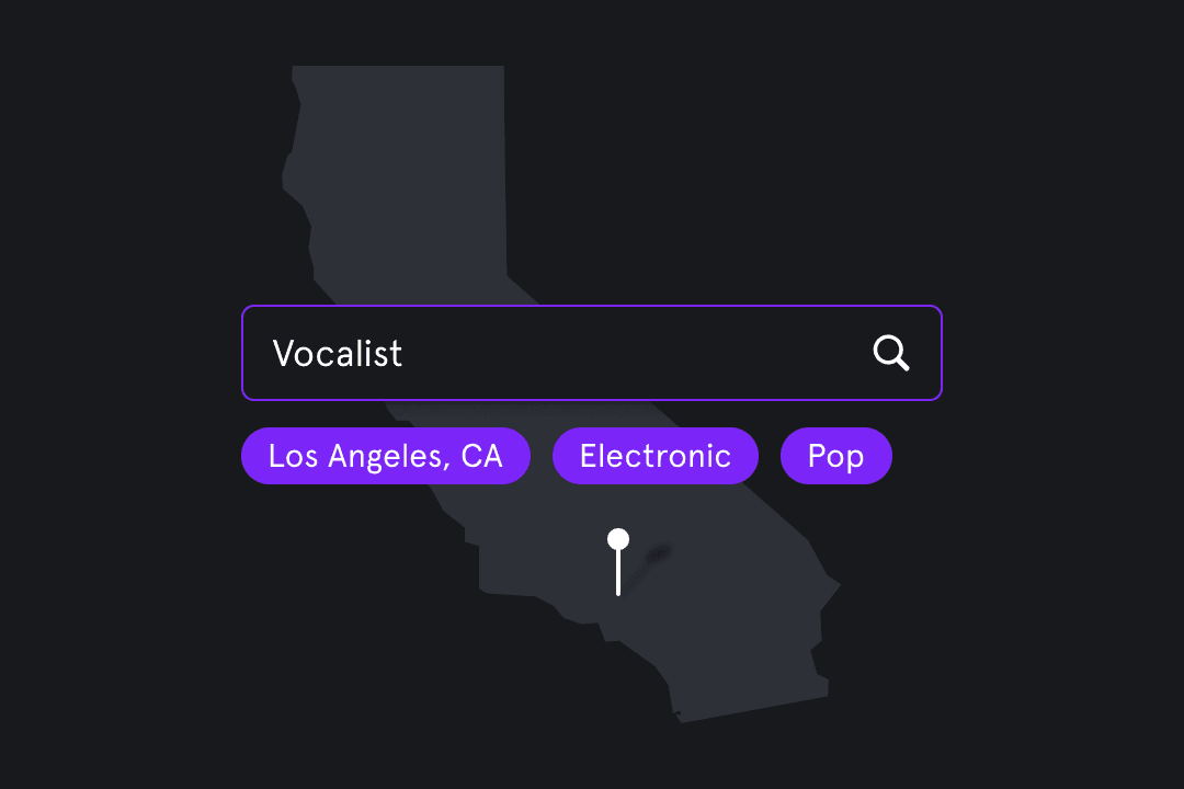 Musicians connected through a network