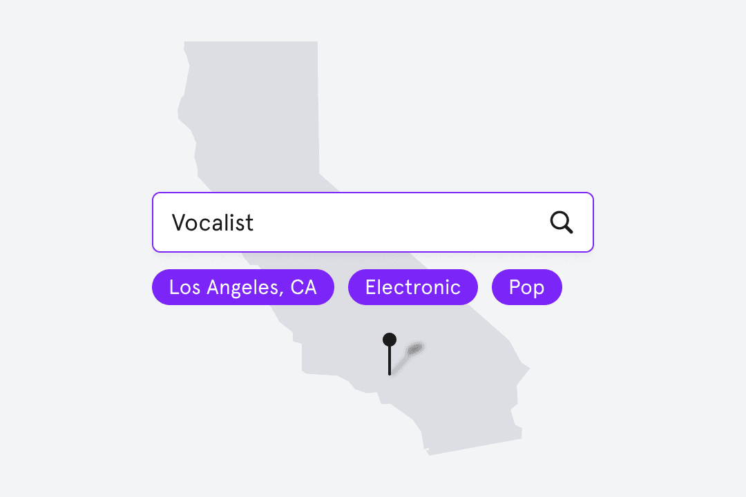 Musicians connected through a network